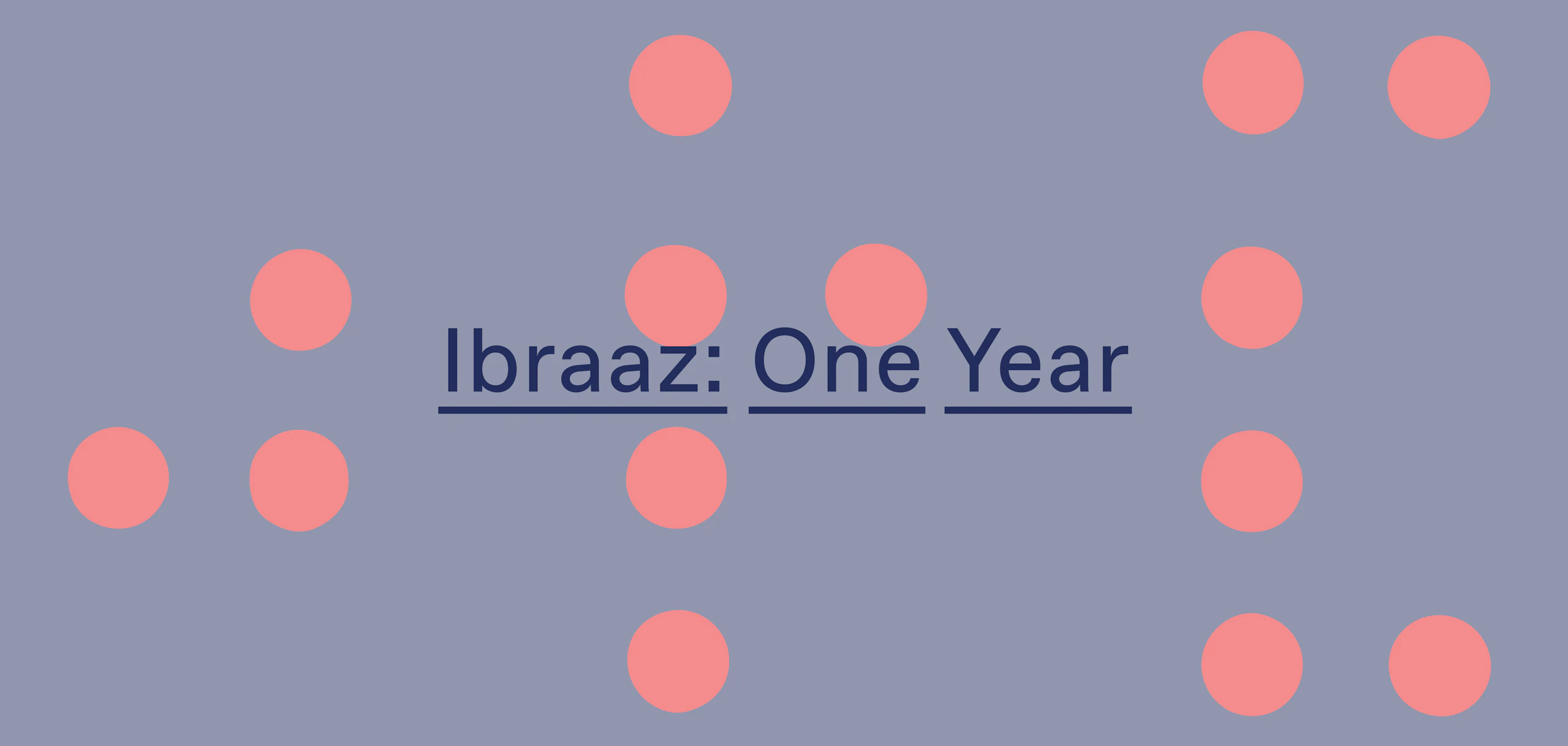 Ibraaz: One Year